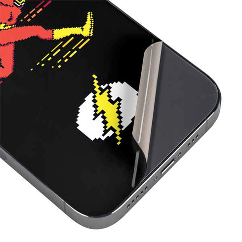 DC Comics The Flash Pixelated Running Pose iPhone 13 Pro Max Skin